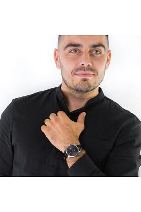 ساعت مچی مشکی مردانه 40 میلی متر Atlantic - کد 939778518