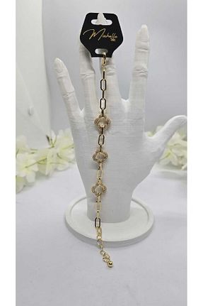 دستبند استیل (فولاد) زرد استیل (فولاد) michelle takı zerafetin yeni adresi - کد 939780898