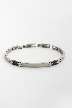دستبند استیل (فولاد) متالیک مردانه استیل (فولاد) Stylesteel - کد 795925005