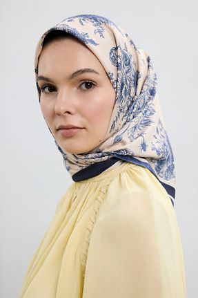 روسری سرمه ای İpek Tivil Qef - کد 922681179