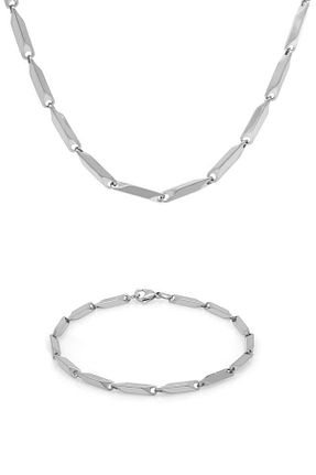 گردنبند استیل ( فولاد ) نارنجی مردانه استیل ضد زنگ Takı Dükkanı - کد 106613056