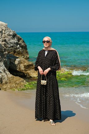 لباس حجاب مشکی زنانه رگولار LOCCO - کد 939947136