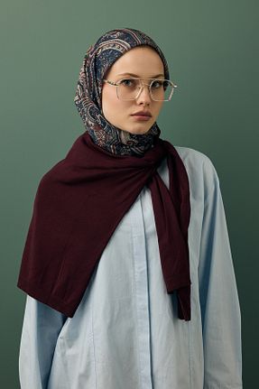 روسری مشکی پنبه ای Qef - کد 867083058