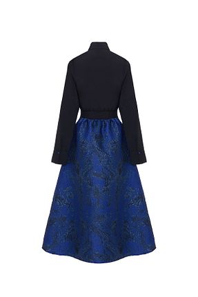 لباس سرمه ای زنانه بافتنی Eight Fashion - کد 938150119