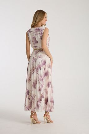 لباس بنفش زنانه بافتنی ŞEYDA ERTEM - کد 939819010