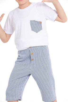 ست بالاتنه و پائین تنه رنگی بچه گانه بافت CiciTime Çocuk Modası - کد 939952122