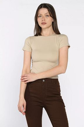 بلوز سفید زنانه ساده GÜLSELİ - کد 939829362