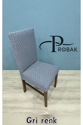 کاور صندلی طوسی پلی استر probak - کد 890092318