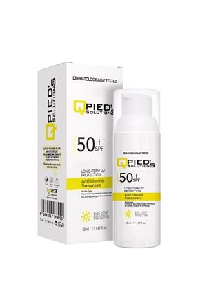 کرم ضد آفتاب صورت SPF 50 + Qpieds Solutions - کد 816336499