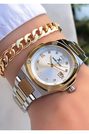 ساعت مچی طلائی زنانه 31-35 میلی متر Daniel Klein - کد 751880063