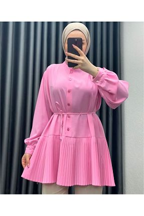 پیراهن حجاب صورتی زنانه اسلیم Ada Giyim - کد 939846694