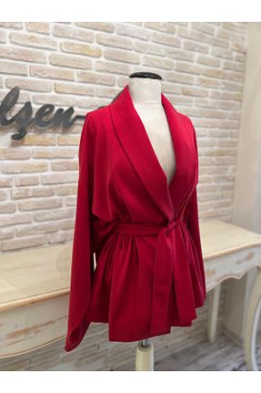 کیمونو و کافتان قرمز زنانه LyocelلیترKarışımlı GÜLŞEN AYDIN - کد 939844354