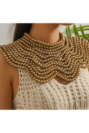 گردنبند استیل ( فولاد ) طلائی زنانه روکش طلا SE Jewellery Collection Selin Ersoy - کد 939853408