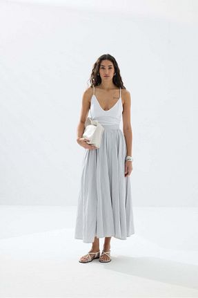 ست بالاتنه و پائین تنه طوسی زنانه بافتنی Tailors Room - کد 939864238