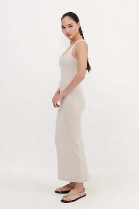لباس سفید زنانه بافتنی Addax - کد 939923712