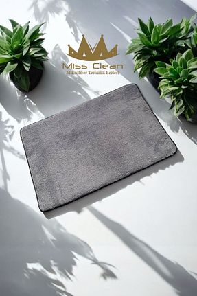پادری حمام طوسی میکروفیبر MissClean - کد 903793035