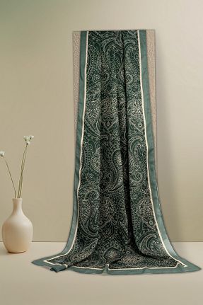 شال سبز زنانه پنبه ای Sekine İpek - کد 939935123