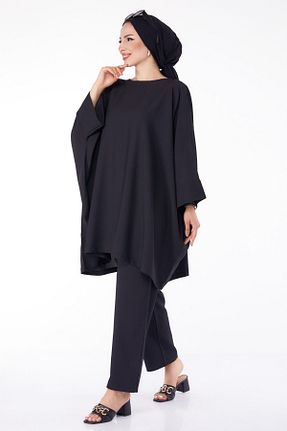 ست گرمکن مشکی زنانه پلی استر TOFİSA - کد 834050842