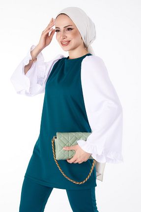 ست گرمکن سبز زنانه پلی استر TOFİSA - کد 832723159
