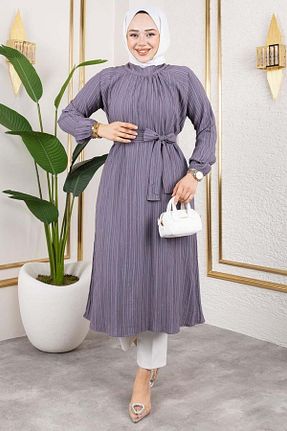 تونیک طوسی زنانه بافت ORCHID - کد 939952038