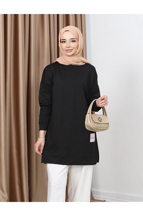 تونیک حجاب مشکی زنانه پلی استر FABİMOD - کد 470187972