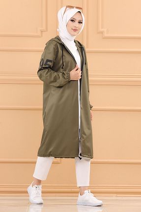 ترنچکت حجاب خاکی زنانه پلی استر TOFİSA - کد 779932600