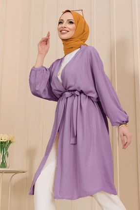جلیقه حجاب بنفش زنانه اسلیم فیت TOFİSA - کد 776776299