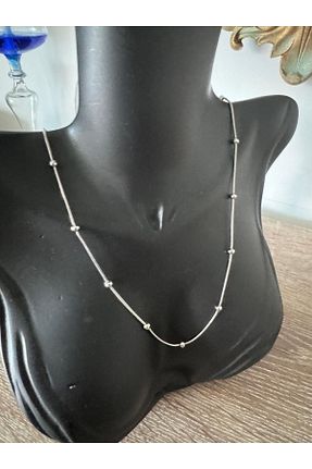 گردنبند استیل ( فولاد ) طوسی استیل (فولاد) misstakıjewerly - کد 939961947