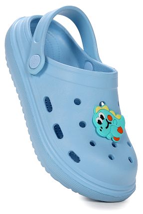دمپائی آبی بچه گانه چرم مصنوعی Kiko Kids - کد 812171822