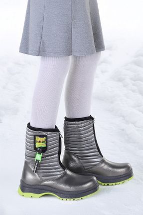 بوت / نیم بوت طلائی بچه گانه چرم مصنوعی Kiko Kids - کد 871090963