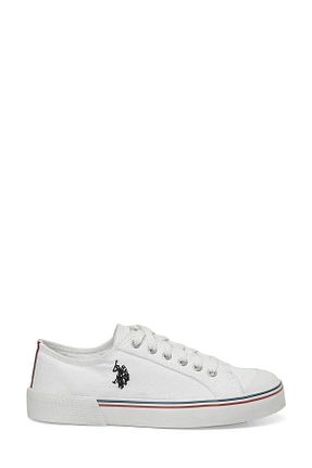 کفش اسنیکر سفید مردانه بند دار U.S. Polo Assn. - کد 905282261