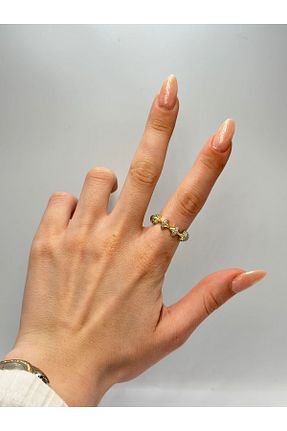 انگشتر استیل (فولاد) طلائی زنانه استیل (فولاد) MyladyAccessoriess - کد 940002383