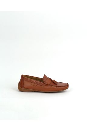 کفش لوفر قهوه ای مردانه چرم خالص Safari Ayakkabı - کد 940067918
