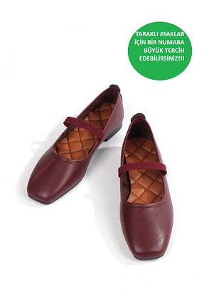 بابت زرشکی زنانه چرم مصنوعی ayselin moda - کد 892408341