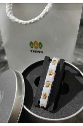 دستبند جواهر سفید زنانه Tiens - کد 940152191
