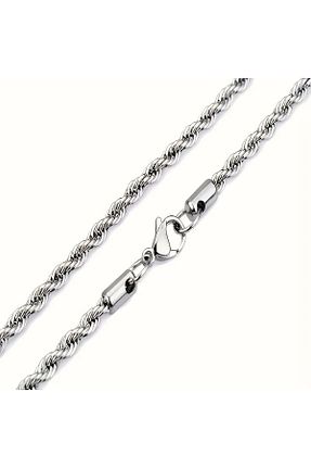 دستبند استیل (فولاد) طوسی زنانه استیل (فولاد) Tasarım - کد 940093816