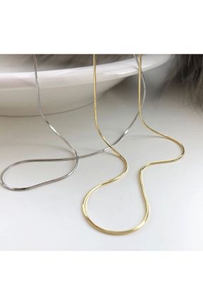گردنبند استیل ( فولاد ) طوسی زنانه استیل (فولاد) GLOWVİA AKSESUAR - کد 940048697