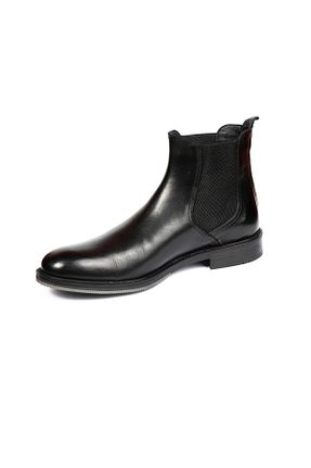 بوت / نیم بوت مشکی مردانه چرم خالص Greyder - کد 446696248