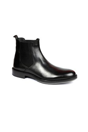 بوت / نیم بوت مشکی مردانه چرم خالص Greyder - کد 446696248