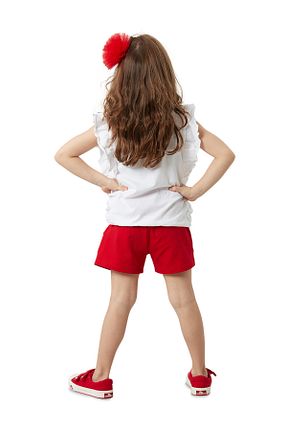 شلوارک و برمودا قرمز بچه گانه رگولار Denokids - کد 4738457