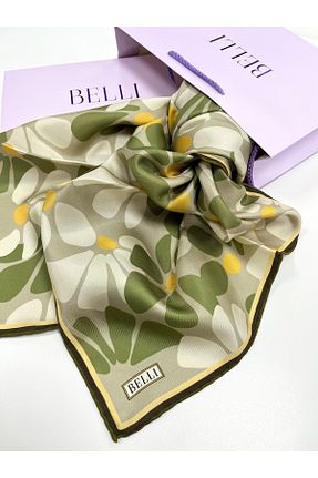 روسری رنگی ساتن Belli - کد 940050285