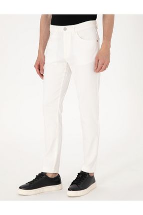 شلوار جین سفید مردانه پاچه تنگ Pierre Cardin - کد 940059278