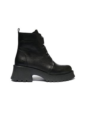 بوت / نیم بوت مشکی زنانه چرم خالص Greyder - کد 805726028