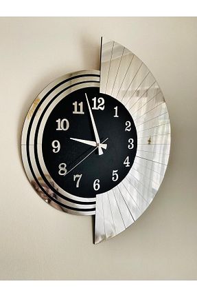 ساعت دیواری مشکی 50 * 50 EFLİN DEKOR - کد 940064085