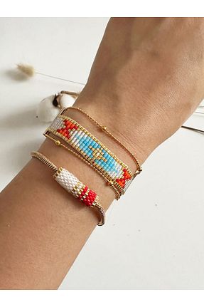 دستبند جواهر آبی زنانه منجق NevoAccessory - کد 940077279