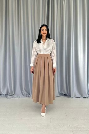 پیراهن رنگی زنانه یقه پیراهنی Silerra - کد 923790868