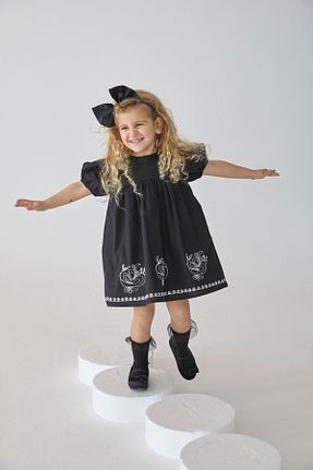 لباس مشکی بچه گانه بافت Patique Kids - کد 940112280
