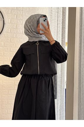 ست بالاتنه و پائین تنه مشکی زنانه رگولار Butik - کد 940106423