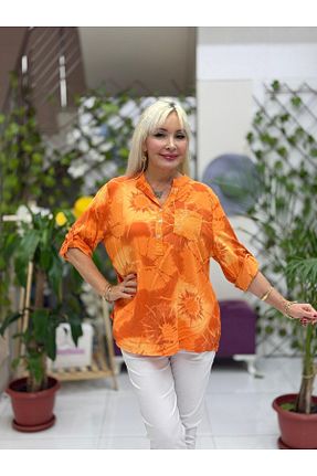 بلوز سفید زنانه طرح دار Punta Otantik - کد 940088020
