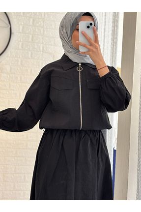 ست بالاتنه و پائین تنه مشکی زنانه رگولار Butik - کد 940106423